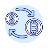 Crypto Exchange Illustration from UX Duotone Set