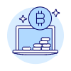 Crypto Laptop Illustration from UX Duotone Set
