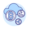 Crypto Cloud 2 Illustration from UX Duotone Set