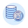Crypto Coins Illustration from UX Duotone Set