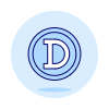 Dogecoin 1 Illustration from UX Duotone Set