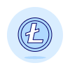 Litecoin Illustration from UX Duotone Set
