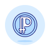 Peercoin Illustration from UX Duotone Set