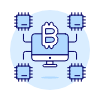 Crypto Chip Illustration from UX Duotone Set
