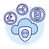 Crypto Skull illustration - Free transparent PNG, SVG. No sign up needed.
