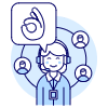 Customer Service Rating 1 1 Illustration from UX Duotone Set