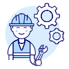 Engineer 1 Illustration from UX Duotone Set