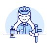 Police Officer 4 Illustration from UX Duotone Set