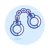 Handcuff illustration - Free transparent PNG, SVG. No sign up needed.