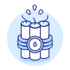 Dynamite Bomb Illustration from UX Duotone Set