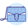 SALMON PATTERN Purse Illustration from UX Duotone Set