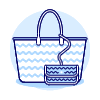 ZIGZAG PATTERN Purse Illustration from UX Duotone Set