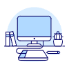 Workspace 1 Illustration from UX Duotone Set