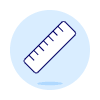 Ruler Illustration from UX Duotone Set