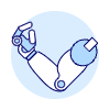 Prosthesis Arm Illustration from UX Duotone Set