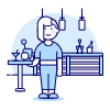 Bar Client 2 6 Illustration from UX Duotone Set