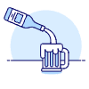 Beer Ale Pourin illustration - Free transparent PNG, SVG. No sign up needed.