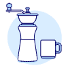 Coffee Grinder 1 illustration - Free transparent PNG, SVG. No sign up needed.