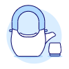 Tea Pot Set Illustration from UX Duotone Set