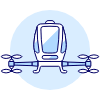 Taxi Drone 2 illustration - Free transparent PNG, SVG. No sign up needed.