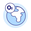 O2 Planet Illustration from UX Duotone Set