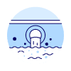 Water Pollution Illustration from UX Duotone Set