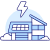 Solar Energy House illustration - Free transparent PNG, SVG. No sign up needed.