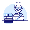 Student 3 2 Illustration from UX Duotone Set