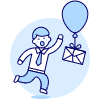 Mail Balloon 2 illustration - Free transparent PNG, SVG. No sign up needed.