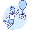 Mail Balloon 5 illustration - Free transparent PNG, SVG. No sign up needed.
