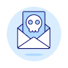 Skull Mail illustration - Free transparent PNG, SVG. No sign up needed.