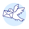 Pigeon Mail Illustration from UX Duotone Set
