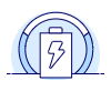 Power Usage Pie Illustration from UX Duotone Set