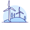 Wind Turbine 1 Illustration from UX Duotone Set
