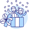 Surprise Gift 1 Illustration from UX Duotone Set