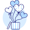 Gift Balloons 1 illustration - Free transparent PNG, SVG. No sign up needed.
