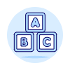 Learning Toy Alphabet illustration - Free transparent PNG, SVG. No sign up needed.