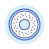 Donut 1 illustration - Free transparent PNG, SVG. No sign up needed.