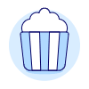 Popcorn Illustration from UX Duotone Set