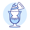 Double Scoop Cup Illustration from UX Duotone Set