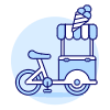 Ice Cream Cart 1 Illustration from UX Duotone Set | Free Download as SVG Vector and Transparent PNG | Streamline illustrations