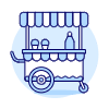 Ice Cream Cart 1 illustration - Free transparent PNG, SVG. No sign up needed.