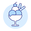 Triple Scoop Cup Illustration from UX Duotone Set