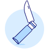 Folding Army Knife Illustration from UX Duotone Set