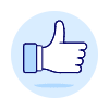 Thumbs Up 1 Illustration from UX Duotone Set