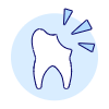 Dentistry Tooth Broken Illustration from UX Duotone Set