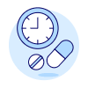 Schedule Medicine 1 Illustration from UX Duotone Set