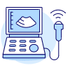 Ultrasound Machine Illustration from UX Duotone Set