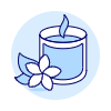 Scented Candle Illustration from UX Duotone Set