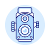 Camera Vintage 2 Illustration from UX Duotone Set